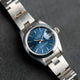 Rolex Datejust 26mm Smooth Bezel Blue Dial Oyster Bracelet 69160