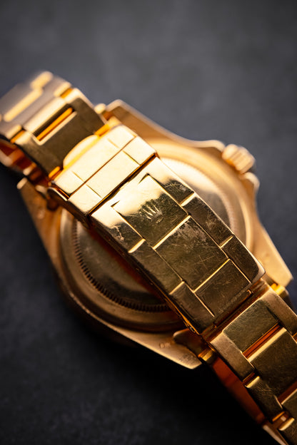 Rolex Submariner 1680 Black Nipple Dial 18K Yellow Gold