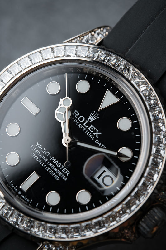 Rolex Yacht-Master 42mm White Gold Diamond Bezel 226679TBR