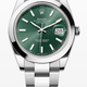 Rolex Datejust 41mm Smooth Bezel Green Dial 126300