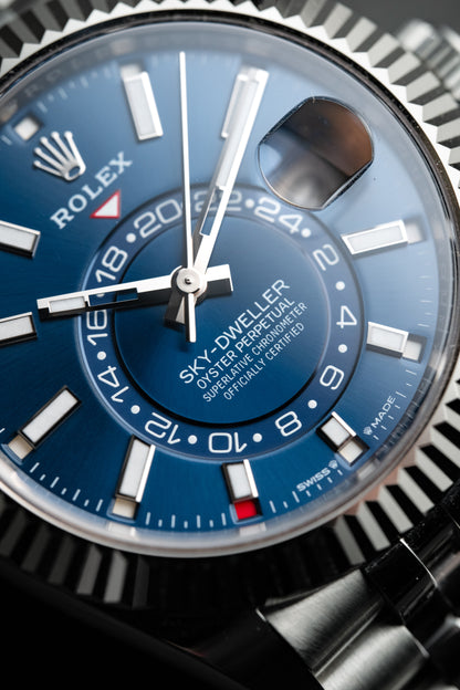 Rolex Sky-Dweller 42mm Stainless Steel Blue Dial Jubilee 336934