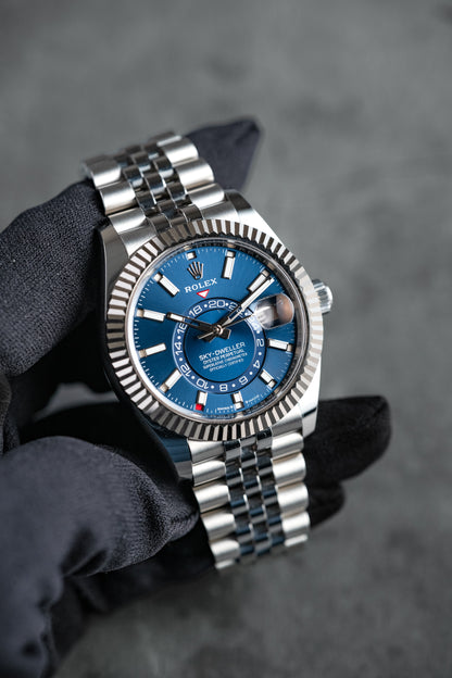 Rolex Sky-Dweller 42mm Stainless Steel Blue Dial Jubilee 336934