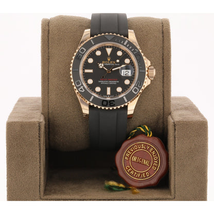 Rolex Yacht-Master 40mm Everose Oysterflex 126655