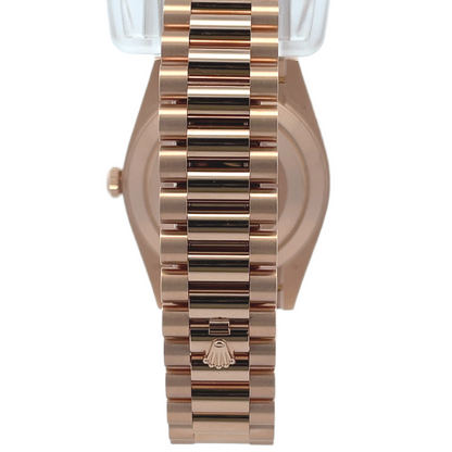 Rolex Day-Date 40mm Green Dial Everose Gold President Bracelet 228235
