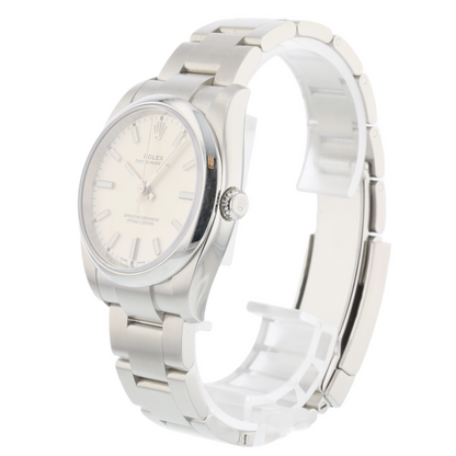Rolex Oyster Perpetual 34mm White Dial 114200