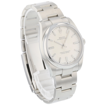 Rolex Oyster Perpetual 34mm White Dial 114200