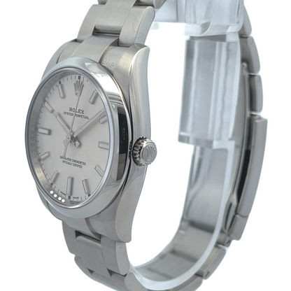 Rolex Oyster Perpetual 34mm Olive Green Dial 114200