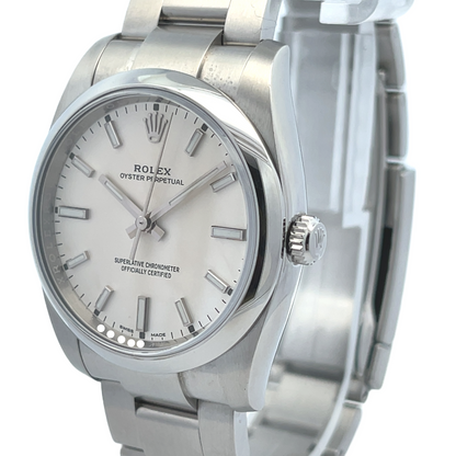 Rolex Oyster Perpetual 34mm Olive Green Dial 114200