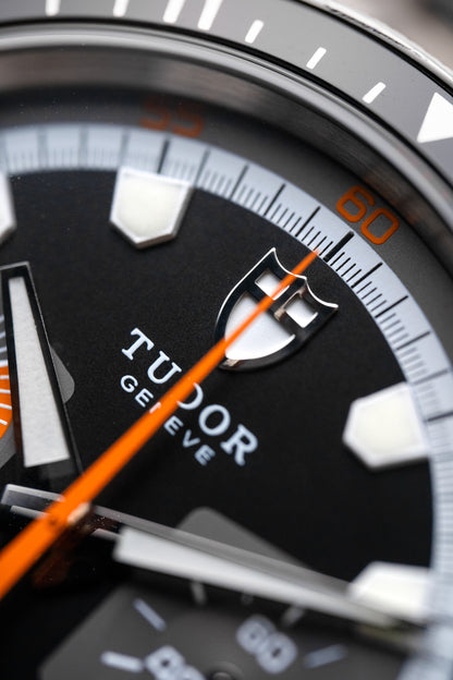 Tudor Heritage Chronograph Gray Black Dial 70330N