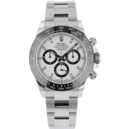 Rolex Daytona Ceramic and Stainless Steel White Dial 116500ln