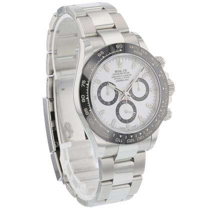 Rolex Daytona Ceramic and Stainless Steel White Dial 116500ln