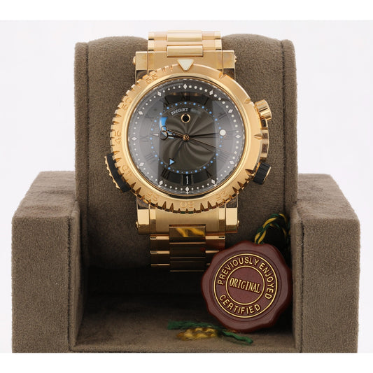 Breguet Marine Royale 45mm Rose Gold Diver Alarm 5847br/z2/rz0