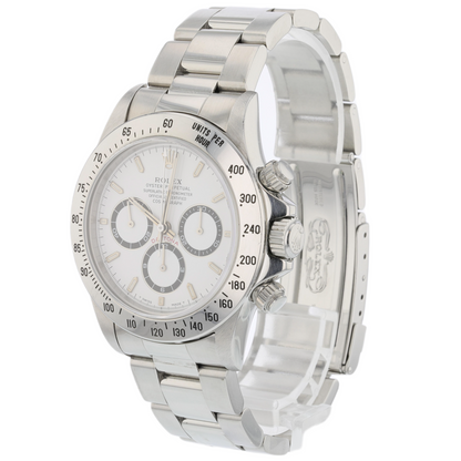 Rolex Daytona Stainless Steel White Dial Zenith 16520