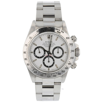 Rolex Daytona Stainless Steel White Dial Zenith 16520