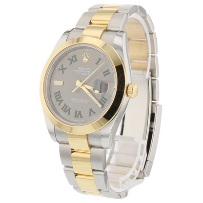 Rolex Datejust 41mm Wimblendon Yellow Gold and Stainless Steel 126303