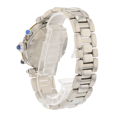 Cartier Pasha 38mm Chronograph 18K Yellow Gold and Stainless Steel W31011H301