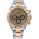 Rolex Daytona Zenith Yellow Gold Stainless Steel Champagne Dial 16523