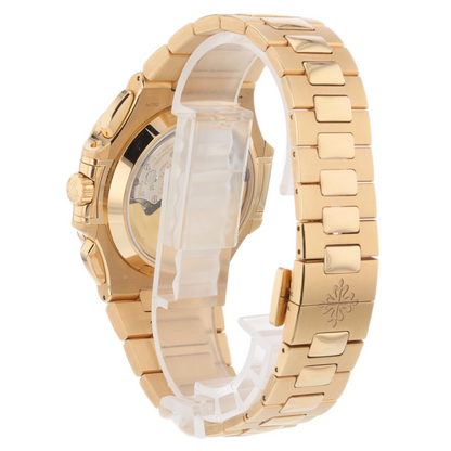 Patek Philippe Nautilus Chronograph Rose Gold Black Dial 5980/1R-001