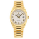 Rolex Day-Date 36mm Yellow Gold President White Dial Gold Roman 128238