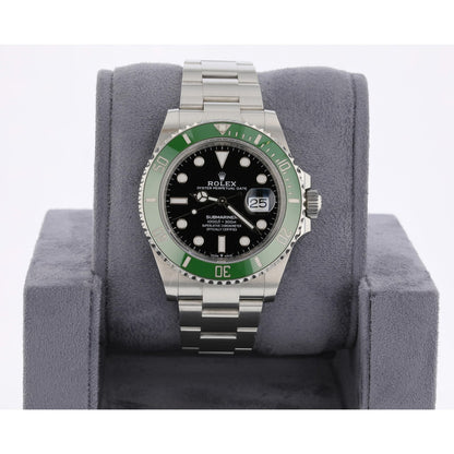 Rolex Submariner Date 41mm Green Ceramic Bezel Stainless Steel 126610LV