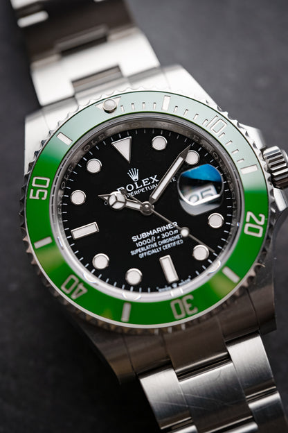 Rolex Submariner Date 41mm Green Ceramic Bezel Stainless Steel 126610LV