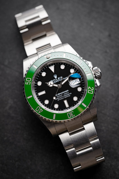 Rolex Submariner Date 41mm Green Ceramic Bezel Stainless Steel 126610LV