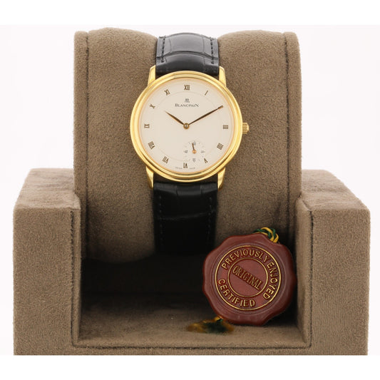 Blancpain Villeret Rose Gold Silver Dial 072.3318
