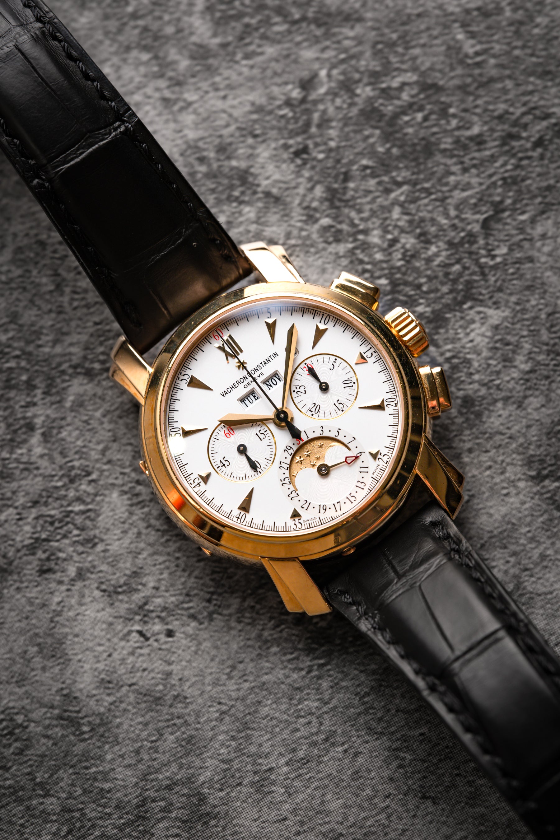 Vacheron Constantin Malte Perpetual Chronograph Yellow Gold 47112