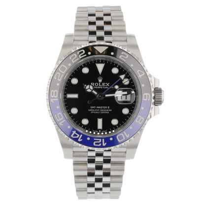 Rolex GMT Master II Batman Jubilee Bracelet 126710BLNR