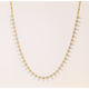 Pears and Rounds 18K Yellow Gold Necklace