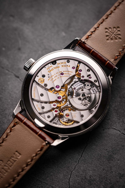 Patek Philippe Grand Complications In-Line Perpetual Calendar Platinum Rose Dial 5236P-010