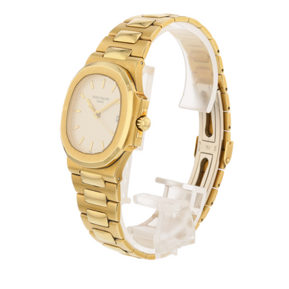 Patek Philippe Nautilus Yellow Gold White Dial 3800/1j