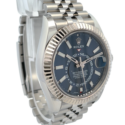 Rolex Sky-Dweller 42mm Stainless Steel Blue Dial Jubilee 326934