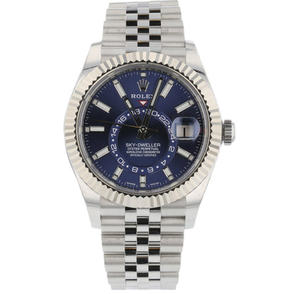 Rolex Sky-Dweller 42mm Stainless Steel Blue Dial Jubilee 326934