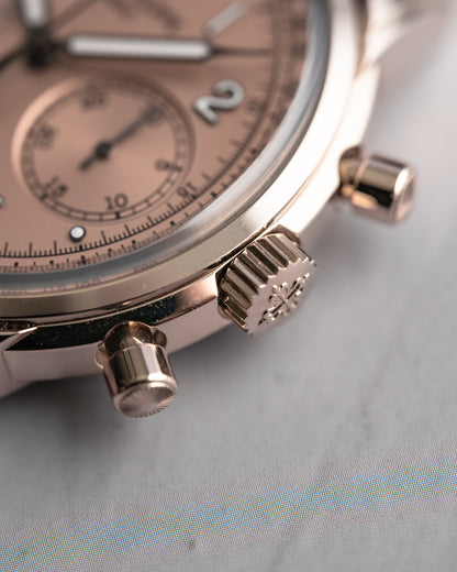 Patek Philippe Complications Chronograph 41mm White Gold Rose Dial 5172g-010