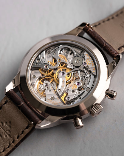 Patek Philippe Complications Chronograph 41mm White Gold Rose Dial 5172g-010