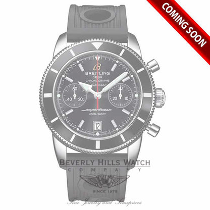 Breitling Superocean Heritage Chronograph 44MM Black Dial Black Rubber Strap A2337024/BB81 - Beverly Hills Watch Company Watch Store