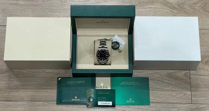 Rolex Oyster Perpetual 41mm Stainless Steel Black Dial 124300 - Beverly Hills Watch Company