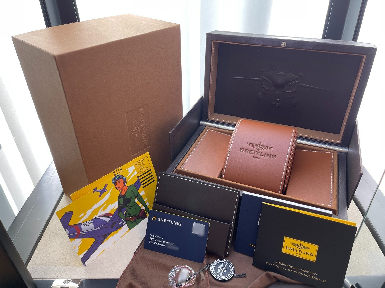 Breitling Navitimer 8 Rose Gold Chronograph Bronze RB0117131Q1P1 - Beverly Hills Watch Company