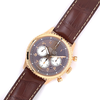 Breitling Navitimer 8 Rose Gold Chronograph Bronze RB0117131Q1P1 - Beverly Hills Watch Company