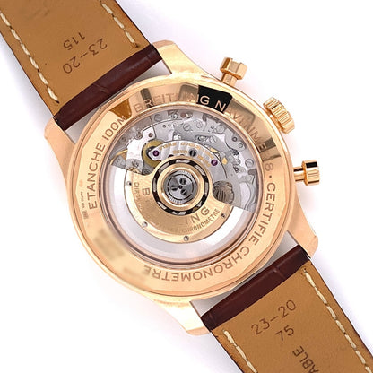 Breitling Navitimer 8 Rose Gold Chronograph Bronze RB0117131Q1P1 - Beverly Hills Watch Company