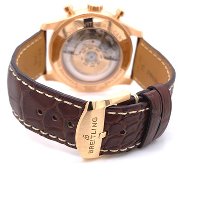 Breitling Navitimer 8 Rose Gold Chronograph Bronze RB0117131Q1P1 - Beverly Hills Watch Company