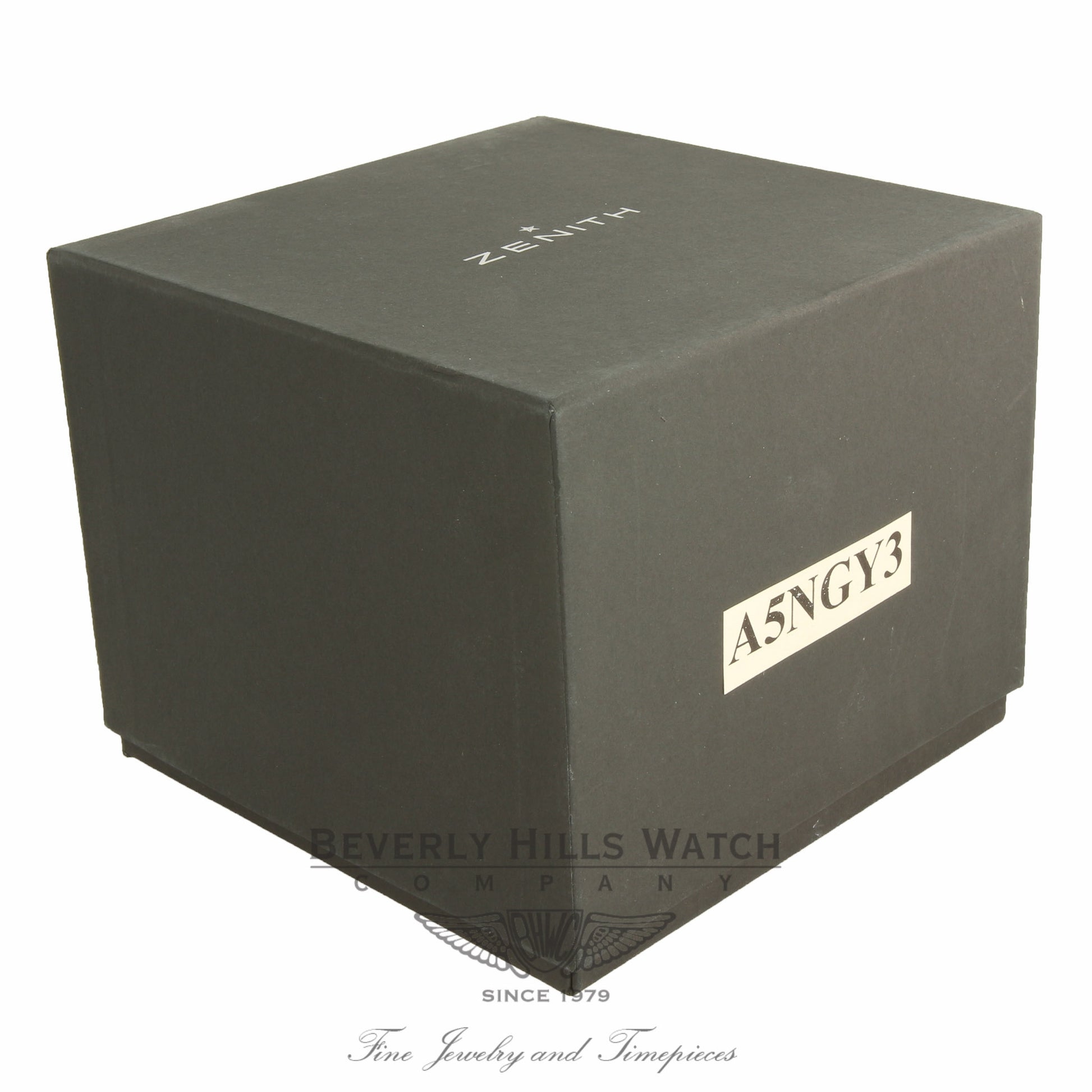 Zenith Captain Elite Moonphase Stainless Steel Silver Dial Alligator Strap 03.2140.691/02.C498 A5NGY3 - Beverly Hills Watch Company Watch Store