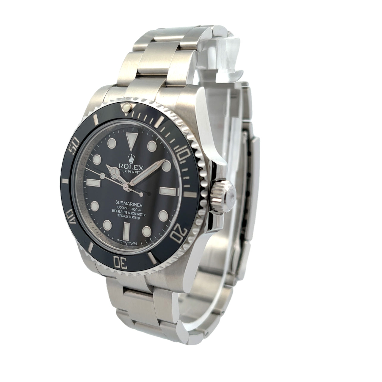 Rolex Submariner Stainless Steel No Date Ceramic Bezel 114060 - Beverly Hills Watch Company