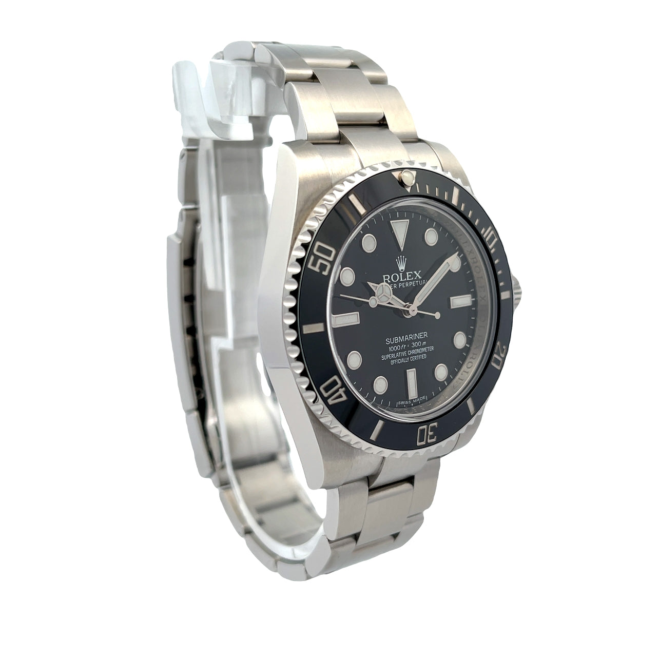 Rolex Submariner Stainless Steel No Date Ceramic Bezel 114060 - Beverly Hills Watch Company