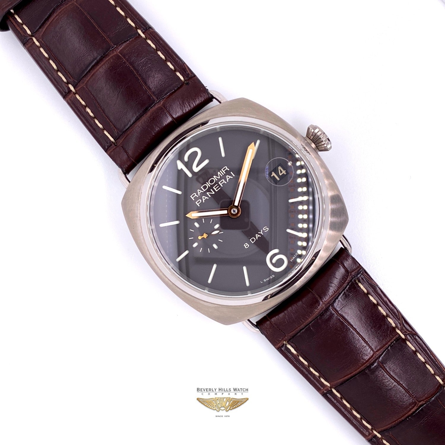 Panerai Radiomir 8 Days Titanium 45mm PAM00346 AALLPM  - Beverly Hills Watch Company