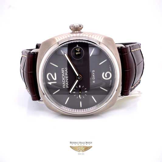 Panerai Radiomir 8 Days Titanium 45mm PAM00346 AALLPM  - Beverly Hills Watch Company