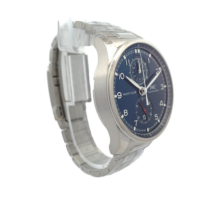 IWC Portugieser Yacht Club Chronograph Blue Dial IW390701 - Beverly Hills Watch Company