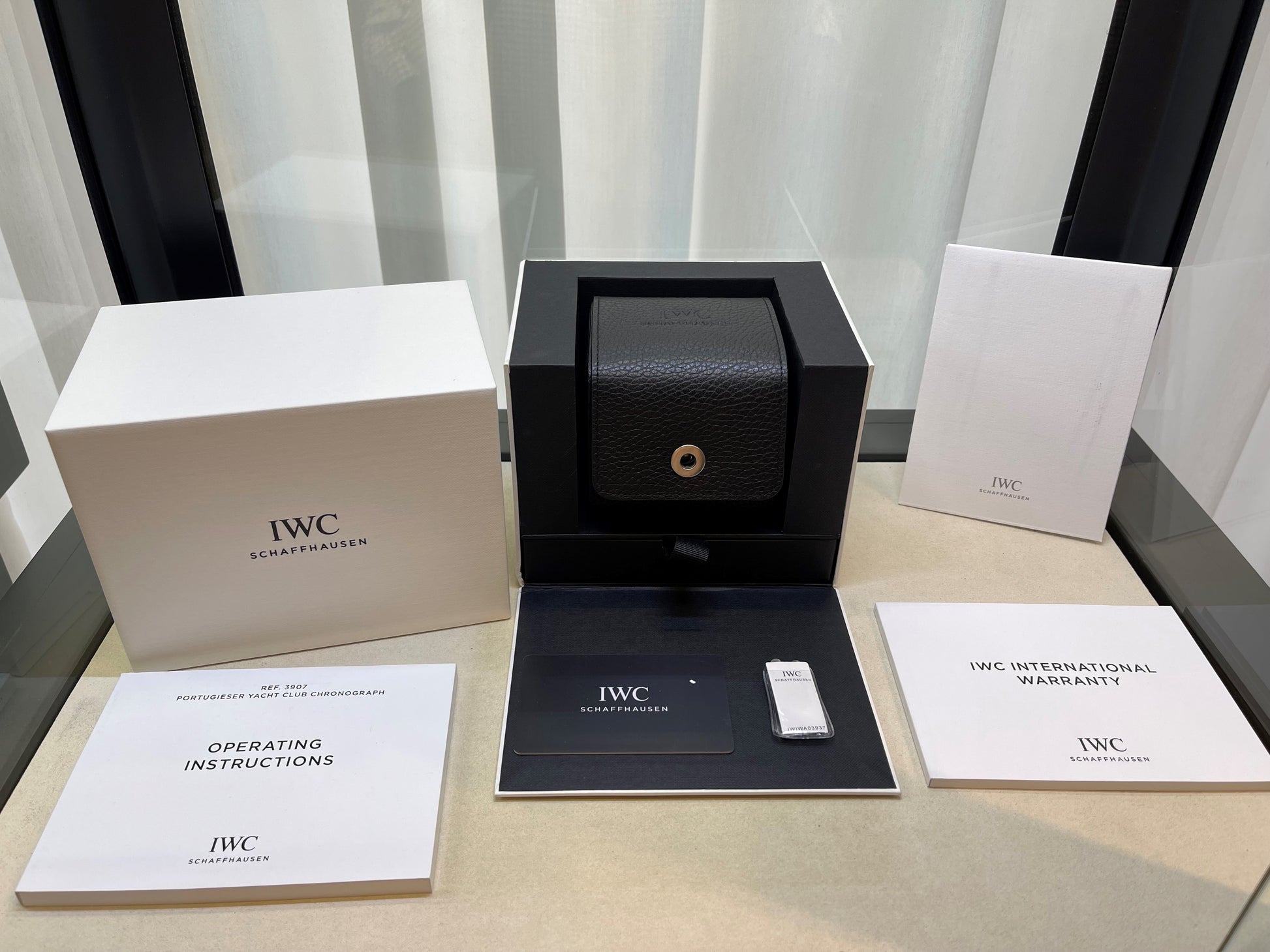 IWC Portugieser Yacht Club Chronograph Blue Dial IW390701 - Beverly Hills Watch Company