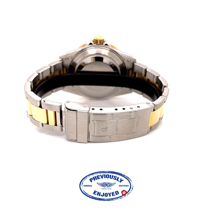 Rolex Submariner Classic 40mm Yellow Gold & Stainless Steel Blue Dial Watch 16613 ADZAMZ - Beverly Hills Watch company